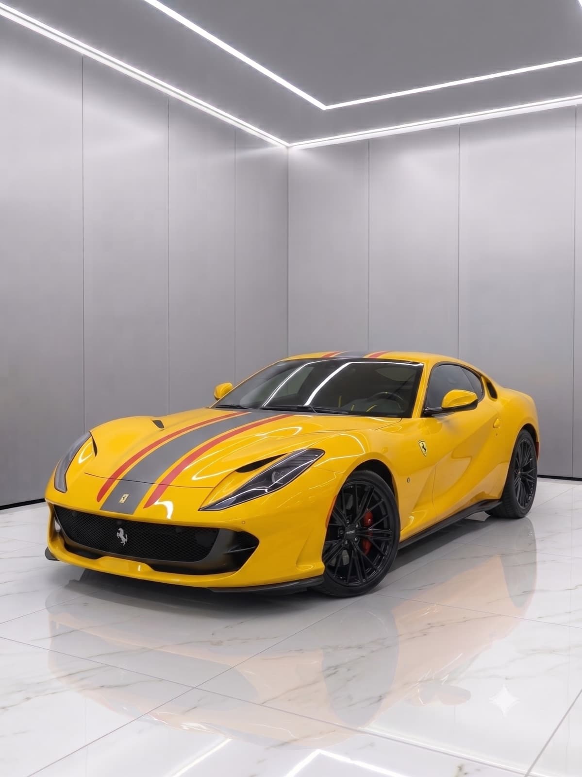 Franja de vinil en Ferrari 812 — New Gen Customs Guadalajara